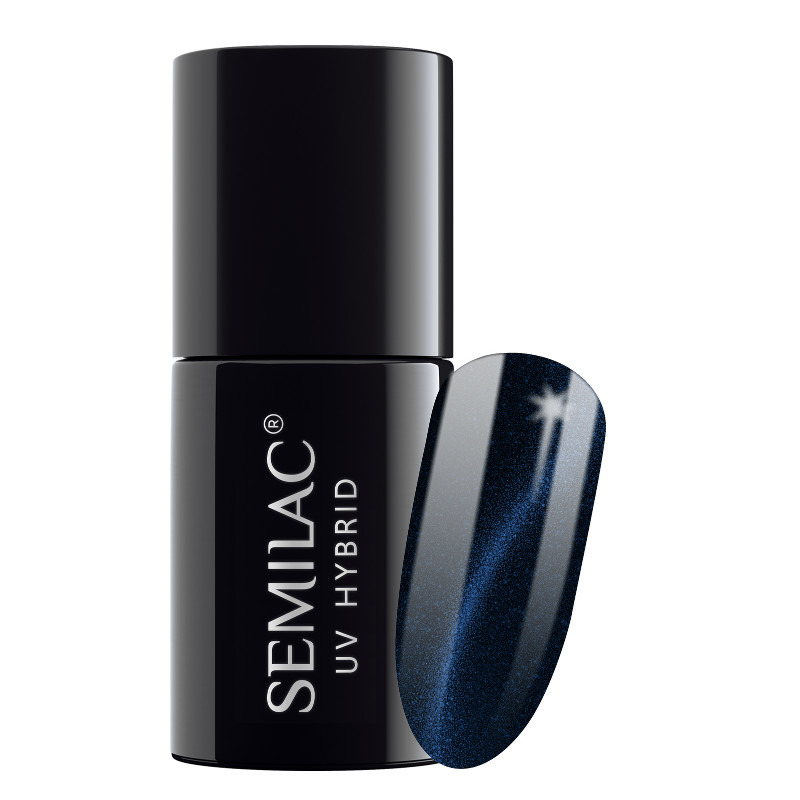 Semilac Cat Eye 613 Blue lakier hybrydowy