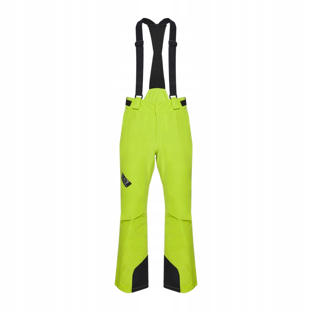 Spodnie narciarskie męskie EA7 Emporio Armani Pantaloni 6RPP27 lime green L