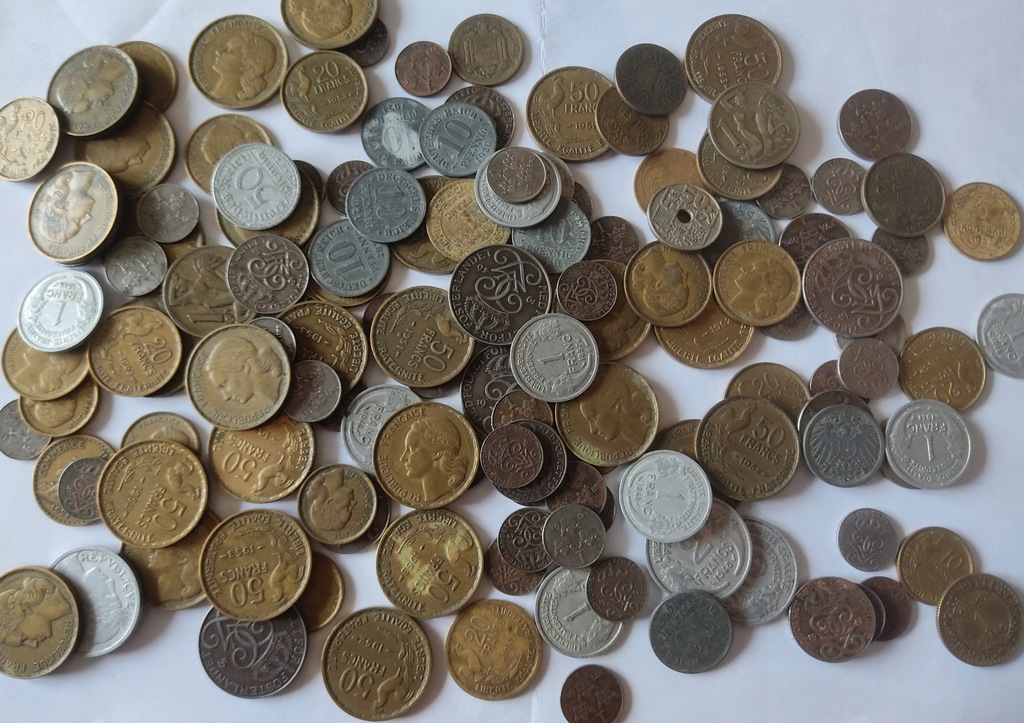 Monety przedwojenne i stare ponad 0,5 kg