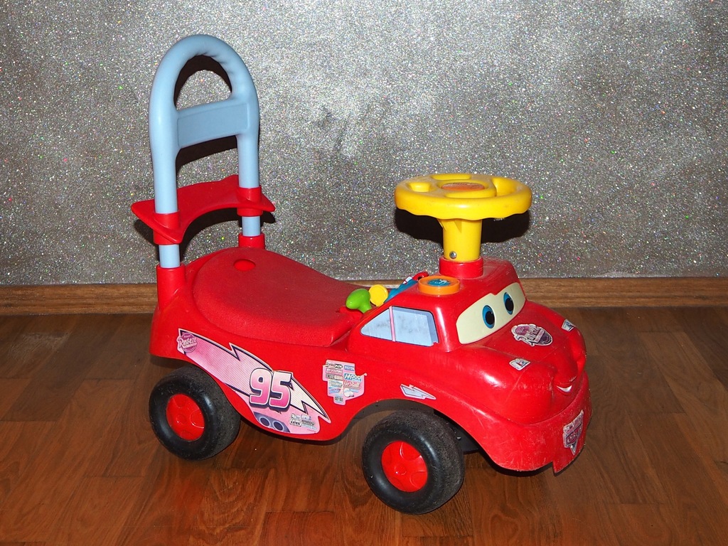 ZigZak Auto Pchacz Jeździk dźwięk interaktywne