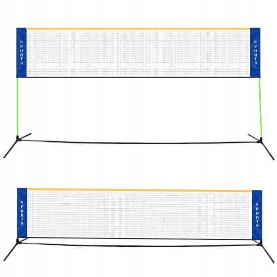 SIATKA 4W1 BADMINTON SIATKONOGA TENIS 6M