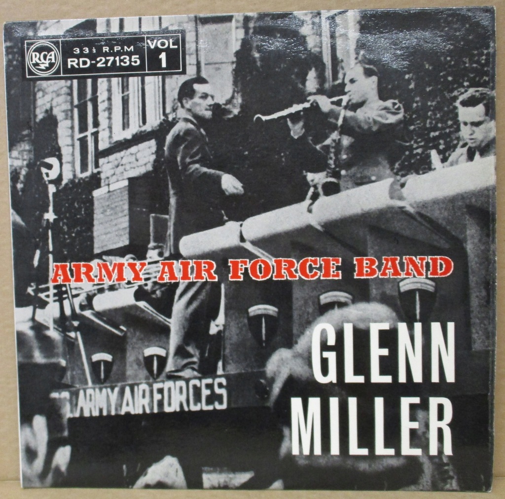 GLENN MILLER'S ARMY AIR FORCE BAND VOL 1 LP 1959