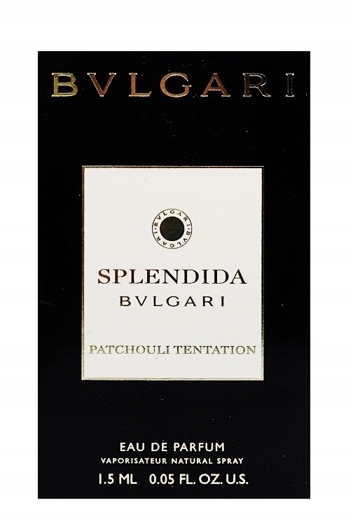 BVLGARI SPLENDIDA PATCHOULI TENTATION EDP 1,5 ML