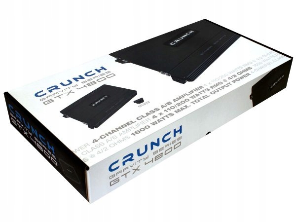 Wzmacniacz 4-kan Crunch GTX4800 4x200W RMS