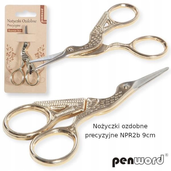 NOŻYCZKI OZDOBNE PRECYZYJNE NPR2B 9 CM BLISTER