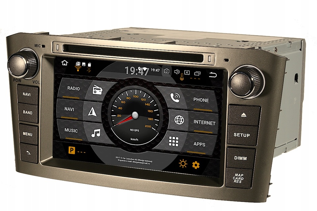 NAWIGACJA RADIO TOYOTA AVENSIS T25 ANDROID 9 2GB