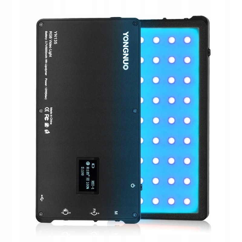 Panel LED Yongnuo YN135 RGB 3200-5600 K