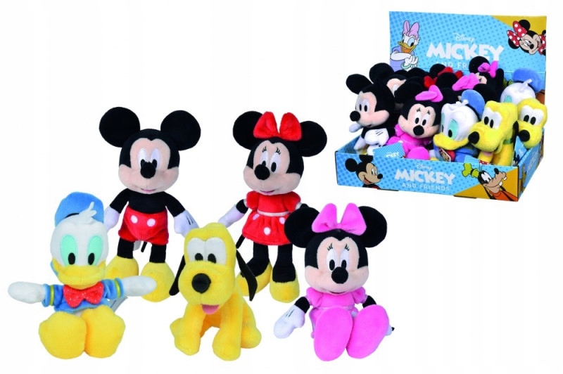 Maskotka Disney Mickey i przyjaciele 20 cm mix PREZENT NA ŚPREZENT NA ŚWIĘT