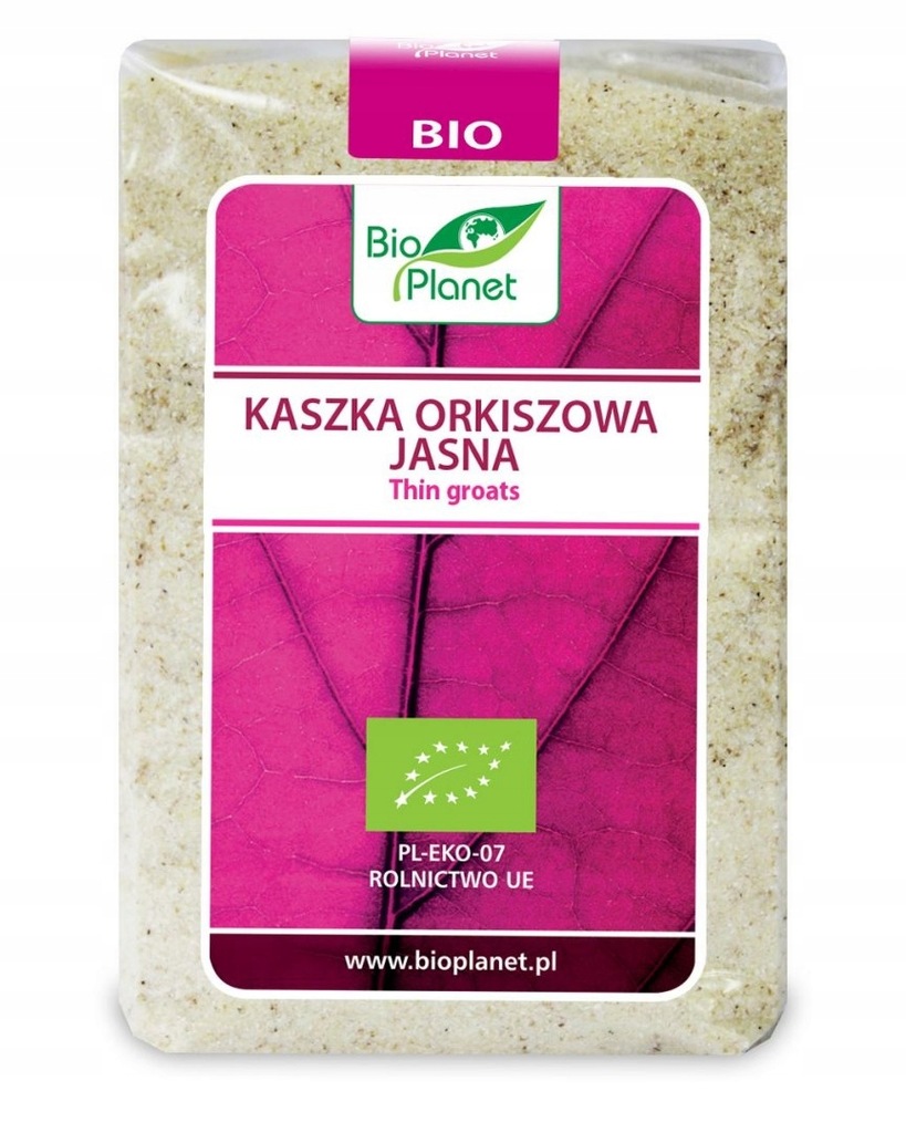 KASZKA ORKISZOWA JASNA BIO 400 g - BIO PLANET