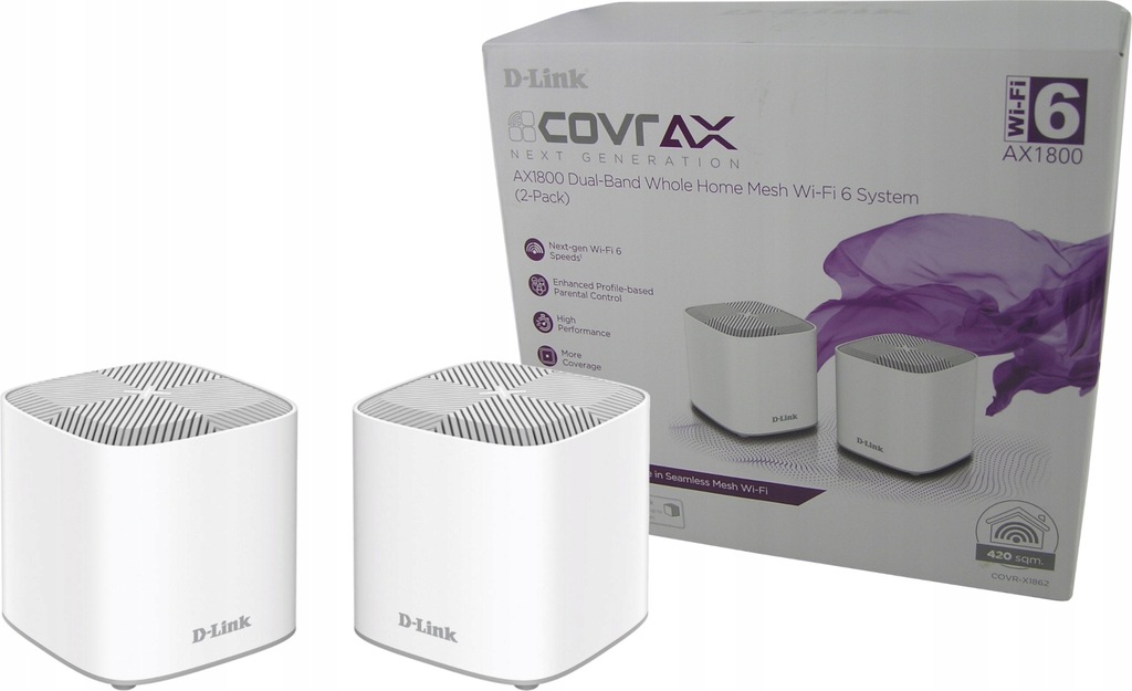 D-LINK COVR-X1862 AX1800 SYSTEM Wi-Fi MESH 2-PACK