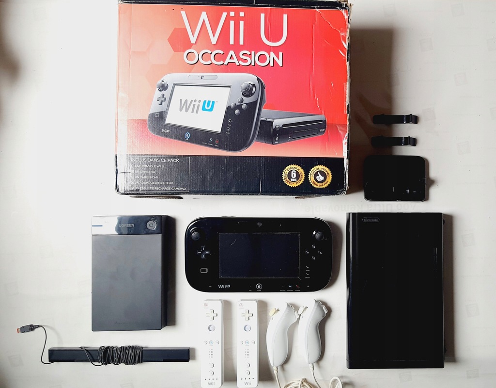Nintendo Wii U + GRY na Dysku 500 GB + 2x WiiMote