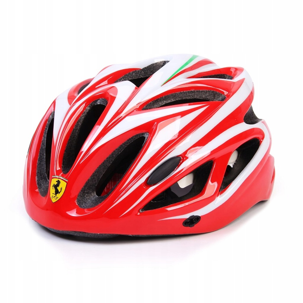 Oficjalny czerwony lekki kask rowerowy FERRARI