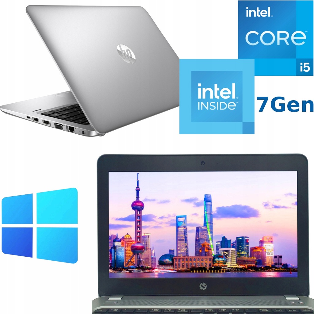 MAŁY Laptop HP 430 G4 Intel Core i5 8/500HDD Win11