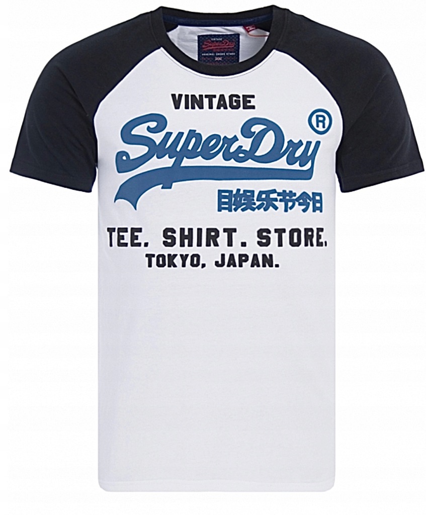 SUPERDRY VINTAGE oryginalny t-shirt r. M