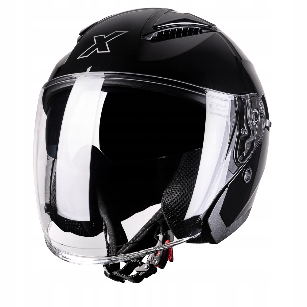 KASK MOTOCYKLOWY OTWARTY ROXAR ORLANDO EVO BLACK M