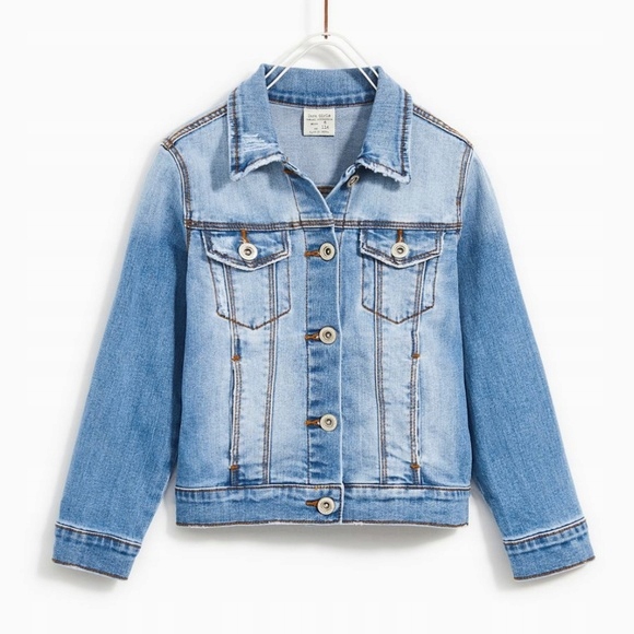 Zara Kids katana kurtka Jeansowa dżinsowa 116