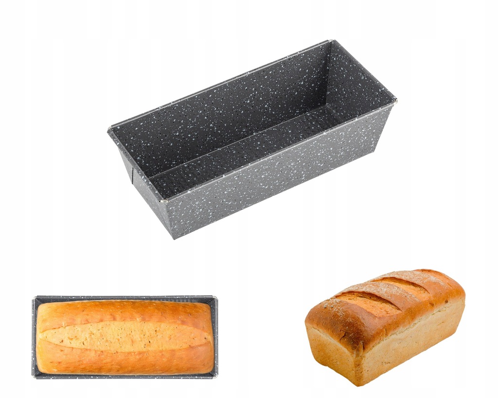 Forma keksówka, blacha, do pieczenia chleba i ciasto marmurek