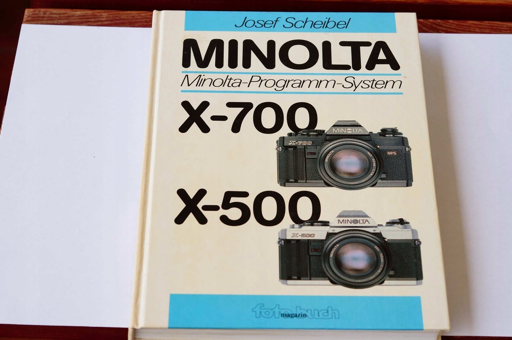 KSIĄŻKA MINOLTA PROGRAMM SYSTEM X-700 X-500