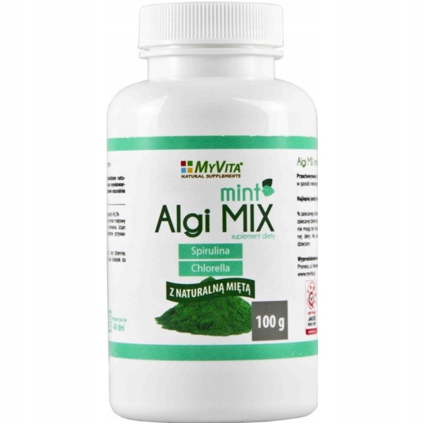 Myvita Algi Mix Mint spirulina i chlorella z natur