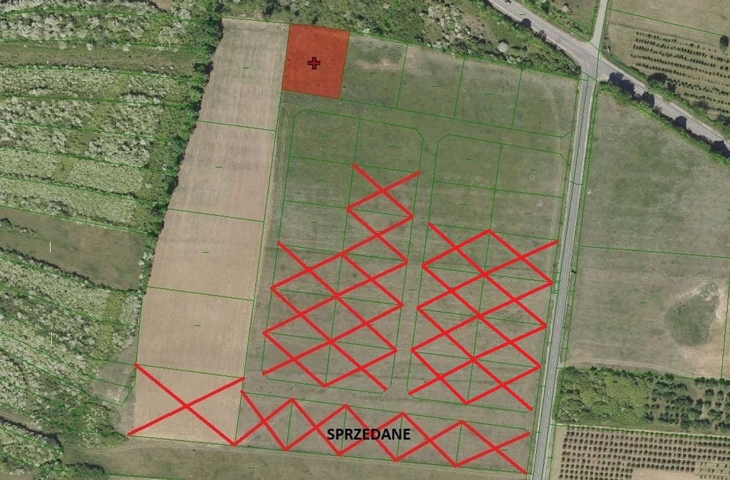 Działka, Zawada, Mstów (gm.), 1091 m²