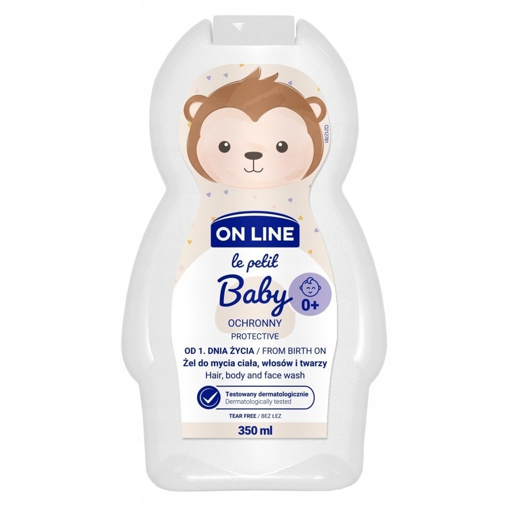 On Line Le Petit Baby Ochronny Żel 3w1 do mycia twarzy,ciała i włosów - od
