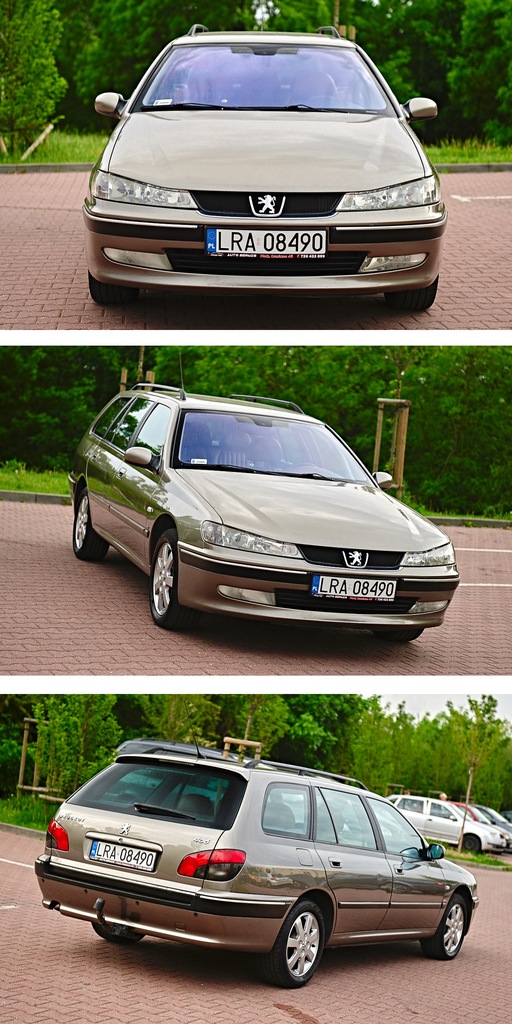 PEUGEOT 406 2.0 HDI 110KM AUTOMAT BRĄZOWE SKÓRY PL