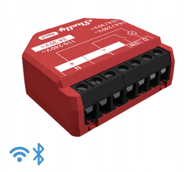 Sterownik Shelly 1PM Gen3 WiFi Bluetooth Inteligentny Dom Automatyka