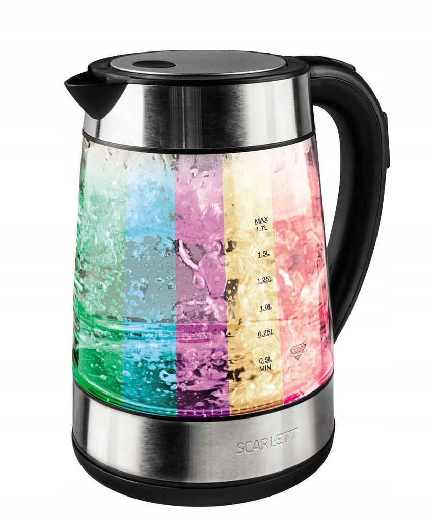 Scarlett czajnik elektryczny SC-EK27G41 2200 W LED - 12088415604 ...