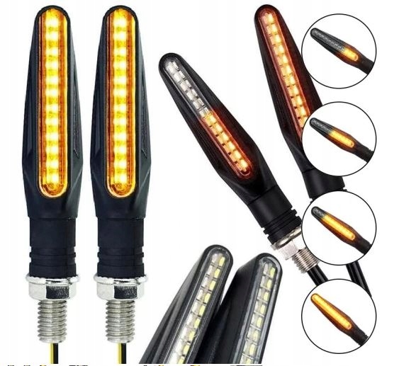 4X KIERUNKOWSKAZY MOTOCYKLOWE QUAD M10 HOMOLOGACJA led