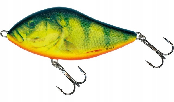 SALMO SLIDER FLOATING 10CM KOLOR: REAL HOT PERCH WOBLER