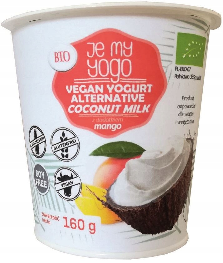 DESER KOKOSOWY Z MANGO BEZGLUTENOWY BIO 160 g - JE