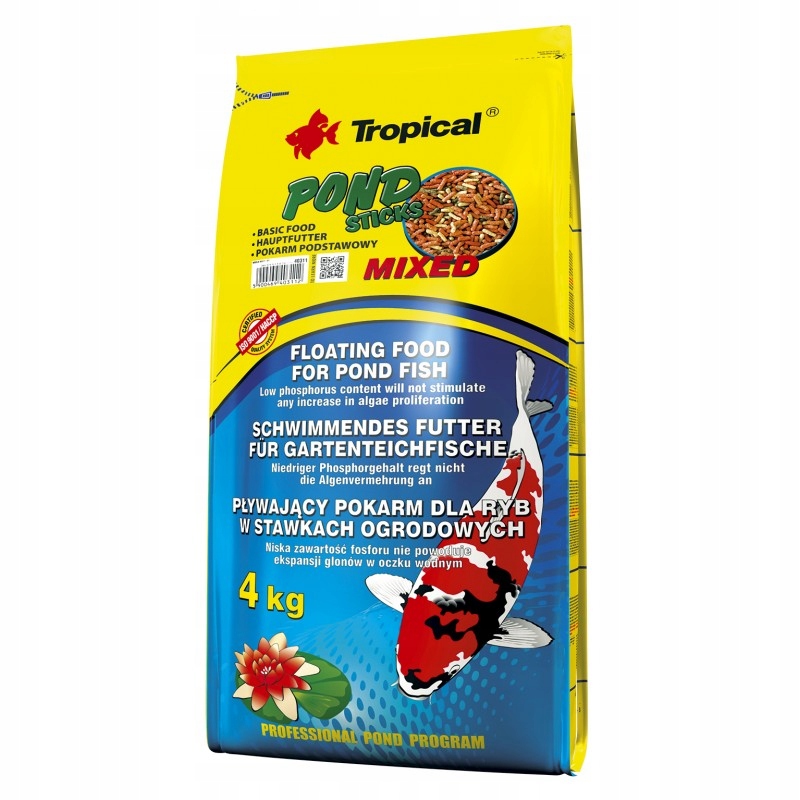 Tropical Koi & Goldfish Vegetable 50 l worek 7929012194 oficjalne
