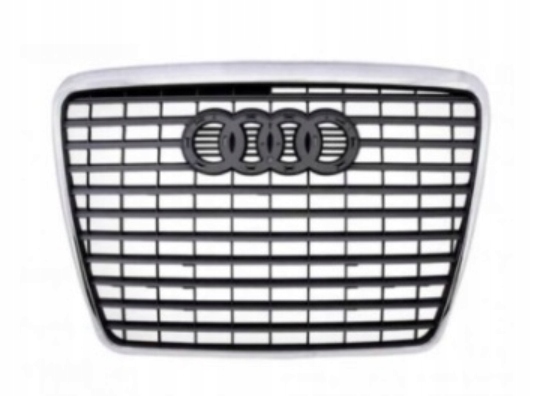 Atrapa Grill Audi A6 C6 09-11 LIFT SZARA