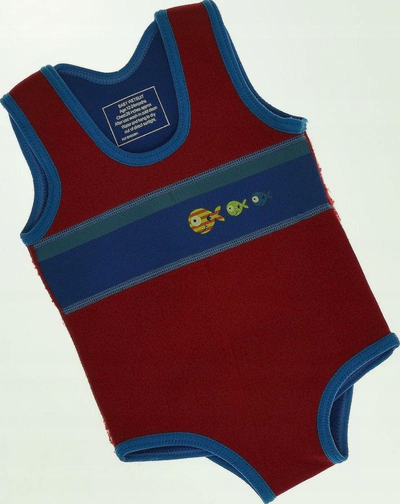 _ CZERWONE BODY DO PŁYWANIA _ 18-24m 92cm