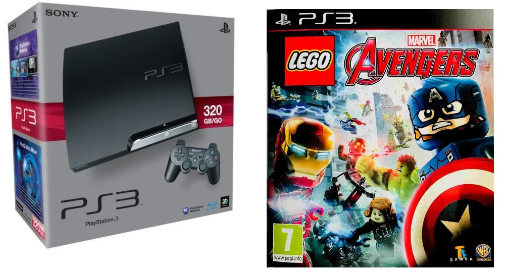 KONSOLA PLAYSTATION 3 PAD + LEGO Avengers PL PS3