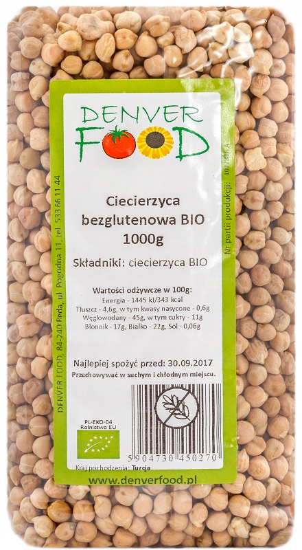 Ciecierzyca Bezglutenowa BIO 1kg DENVER