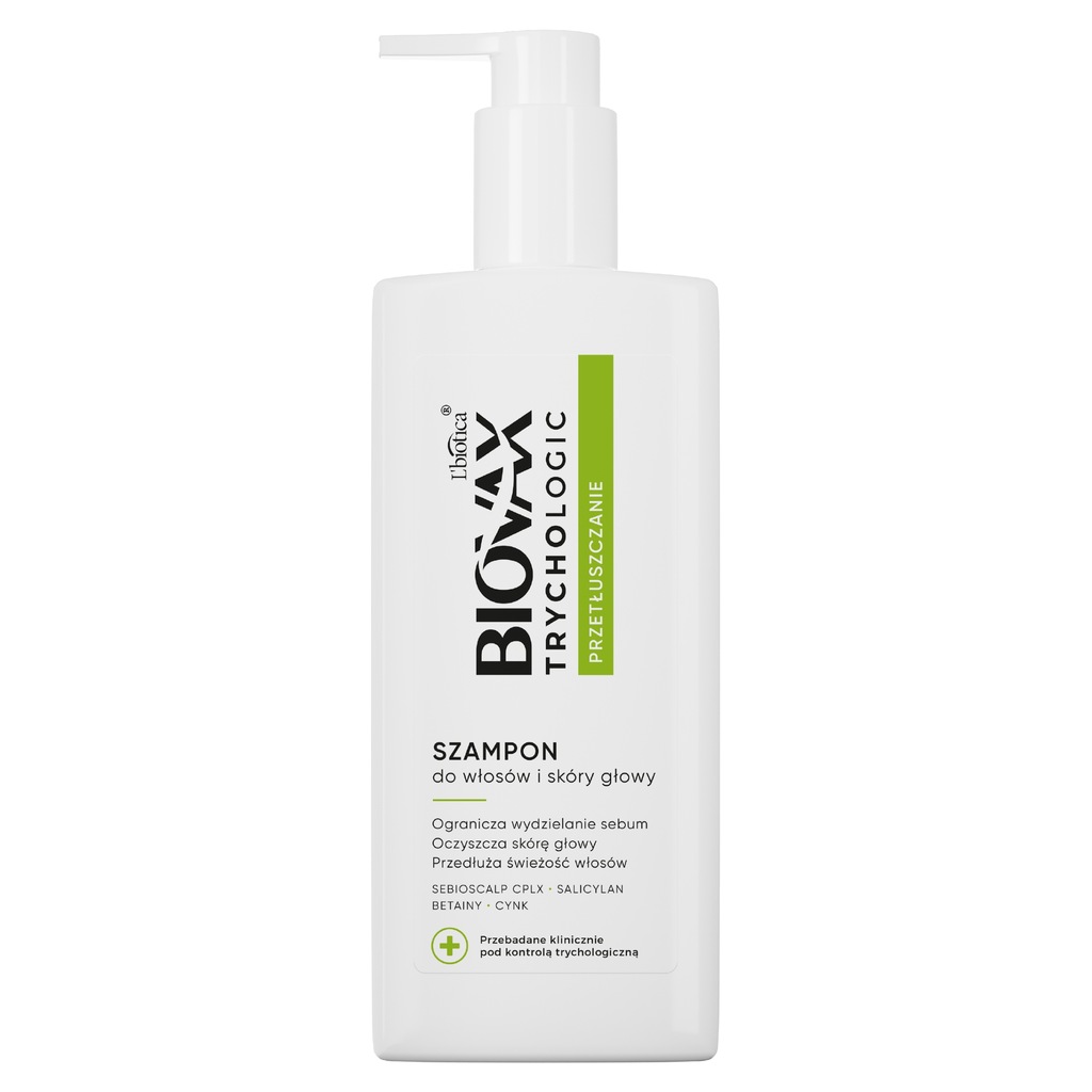 L'biotica Biovax Trychologic Przetłuszczanie szampon 200 ml