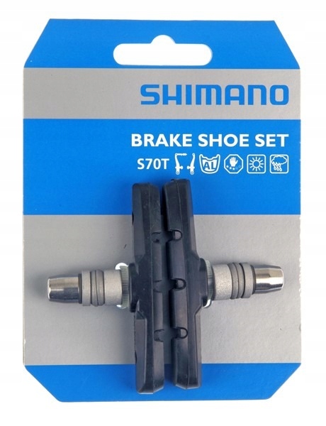 KLOCKI HAMULCOWE DO ROWERU SHIMANO S70T V-Brake