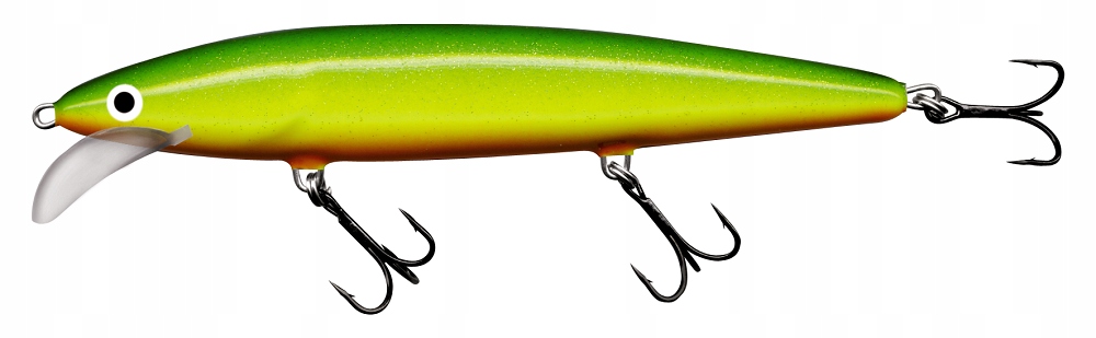 WOBLER SALMO WHACKY GREEN FLUO 9CM/5.5G FLOATING