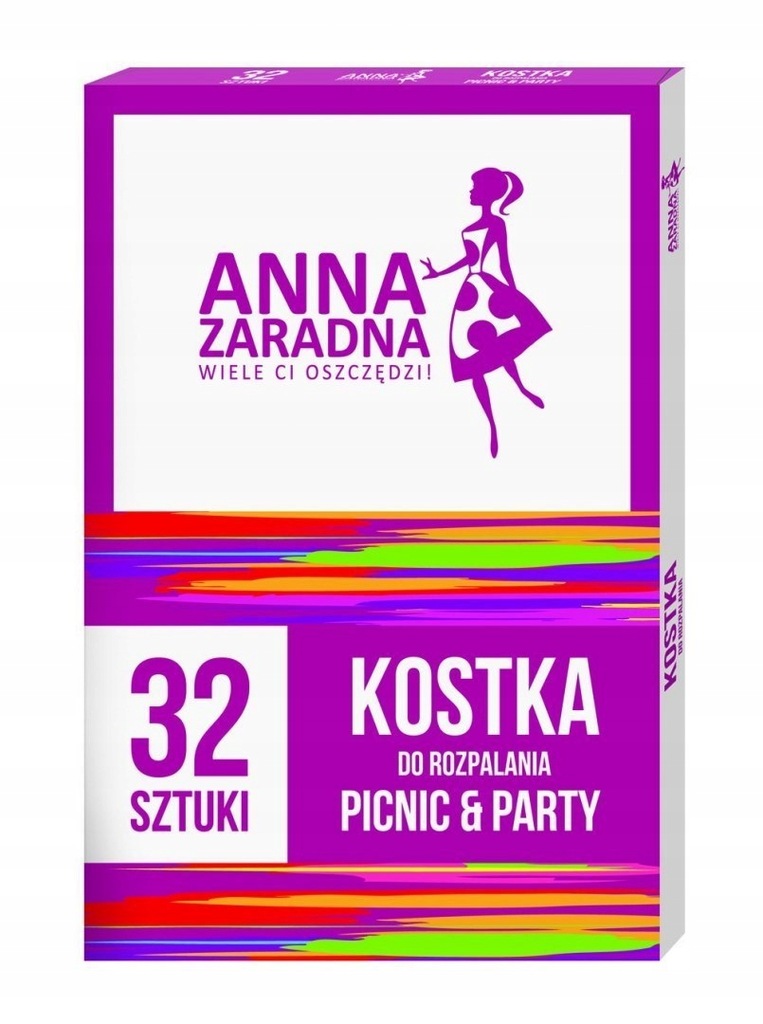 ANNA ZARADNA Kostki do rozpalania białe 1op. - 32s