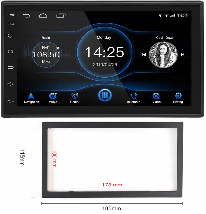 Купить АВТОМОБИЛЬНАЯ РАДИО ANDROID 2DIN USB НАВИГАЦИОННАЯ РАМКА: отзывы, фото, характеристики в интерне-магазине Aredi.ru