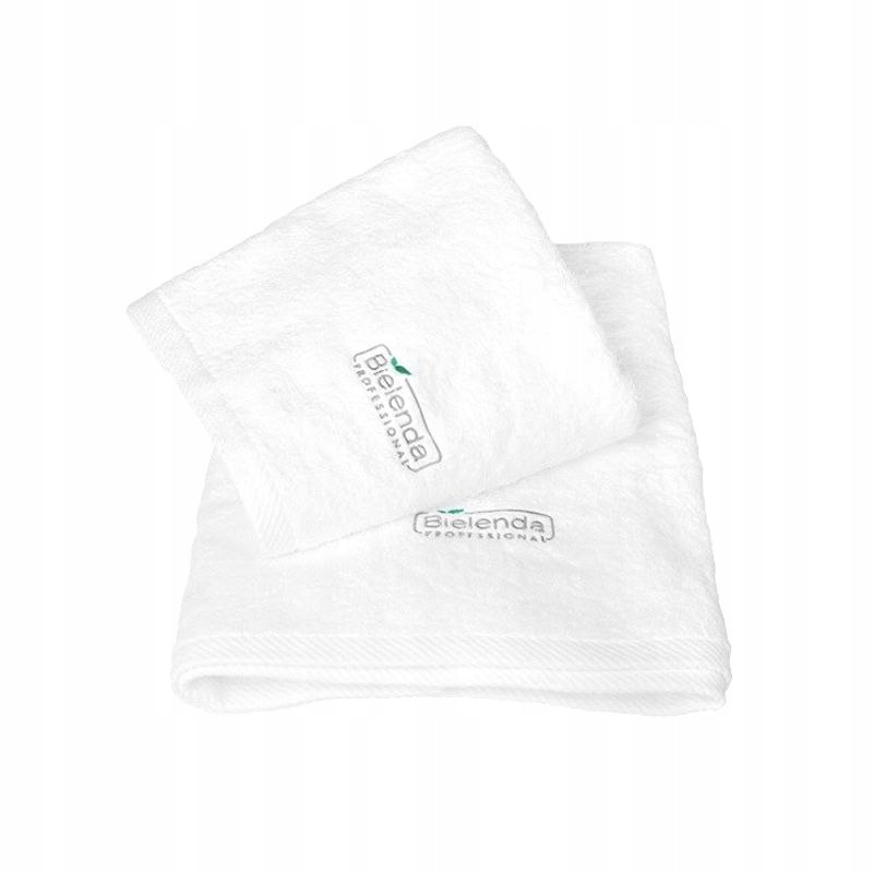 BIELENDA Ręcznik frotte z LOGO 70 x140 - biały hi