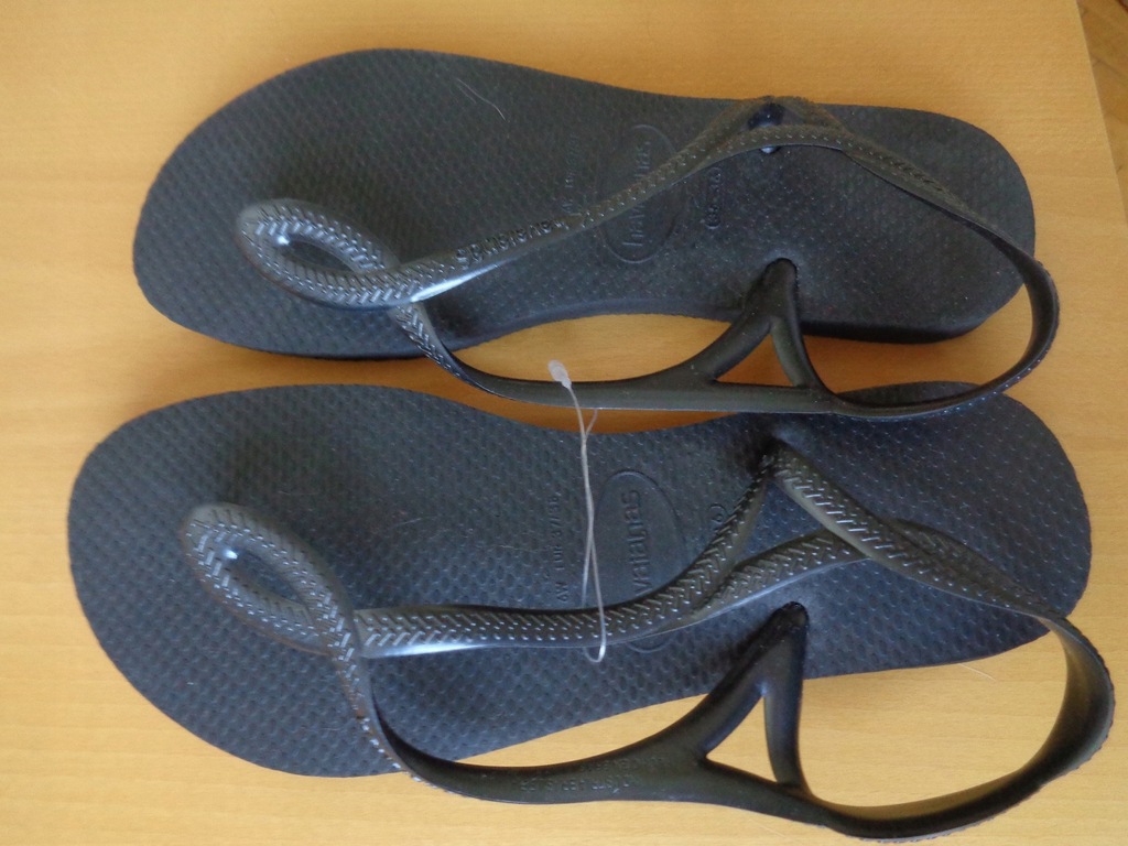 japonki czarne HAVAIANAS nowe rozm. 35/6