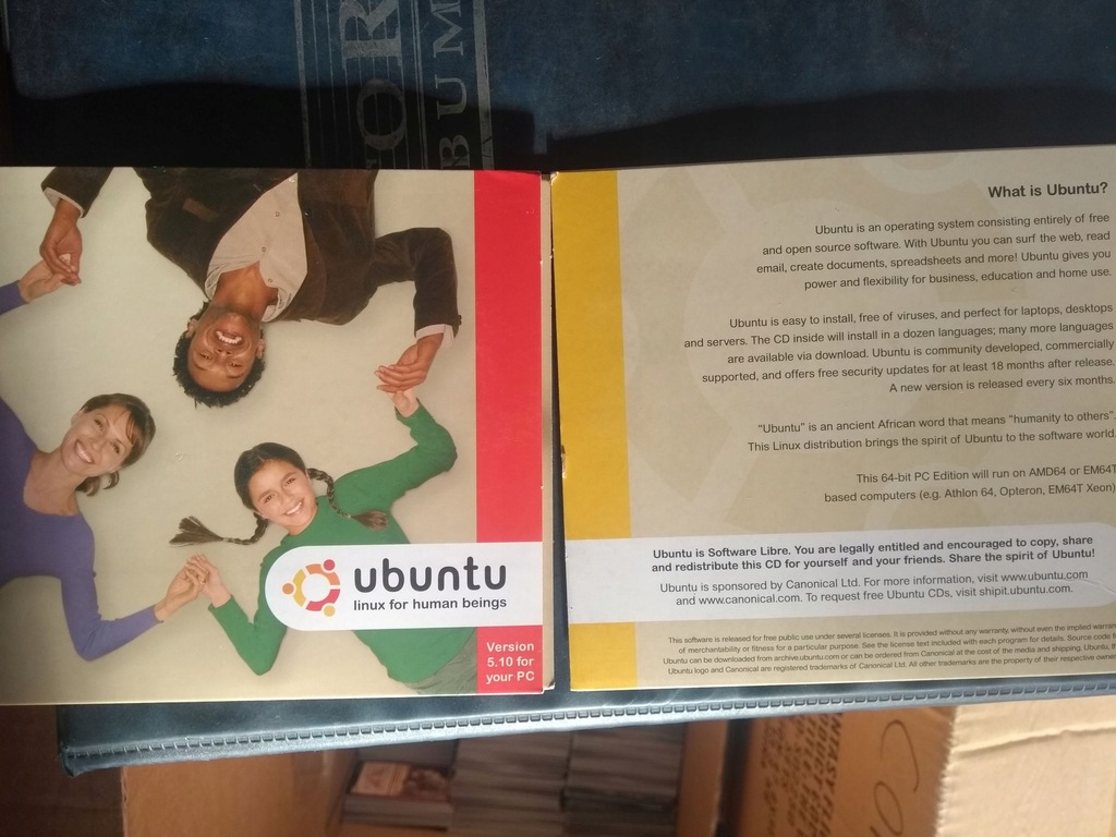 Ubuntu Linux Wersja 5.10 Live CD 64 bit