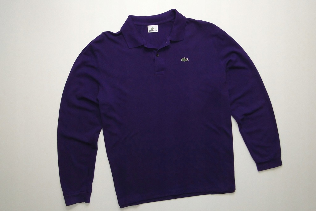 BLuza LACOSTE Devanlay Longsleeve Violett r. 7 XXL