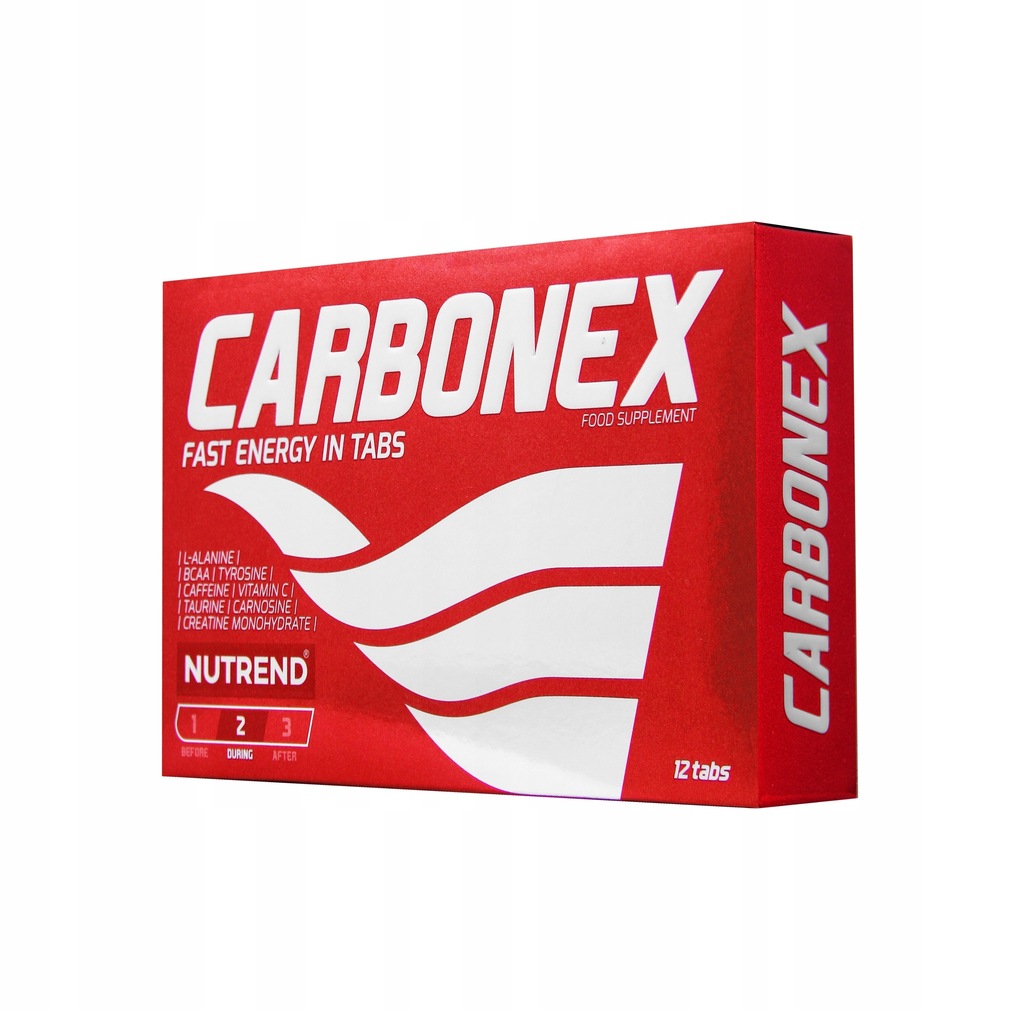 NUTREND CARBONEX 12tab SZYBKA ENERGIA BCAA KOFEINA