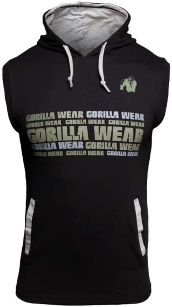 MĘSKI T-SHIRT Z KAPTUREM GORILLA WEAR MELBOURNE HOODED CZARNY XXL