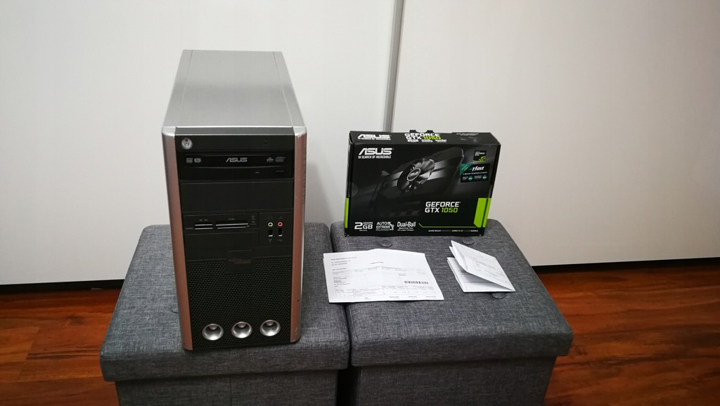 Komputer do gier i5 4x3,4Ghz 8gb SSD GTX1050 Win10