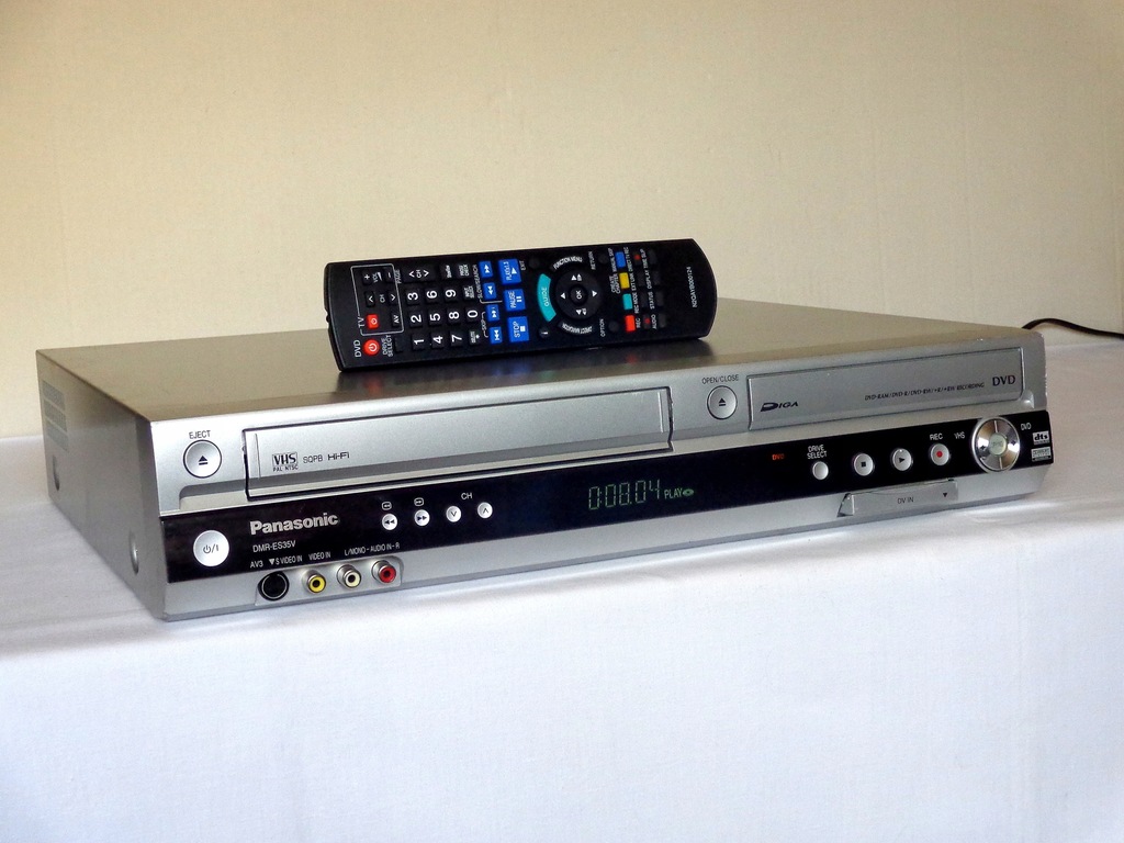 PANASONIC NAGRYWARKA DVD-VCR ~ Przegraj VHS na DVD - 7948516209