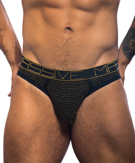 Jockstrapy Andrew Christian 90615 Złote L